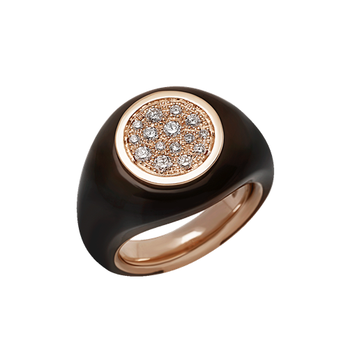 Anello Paillettes Oro